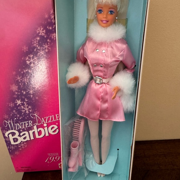 Winter Dazzle Barbie Doll by - Pink - Picture 2 of 3